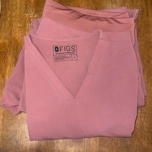 XL TALL Mineral Mauve Figs Scrub Set